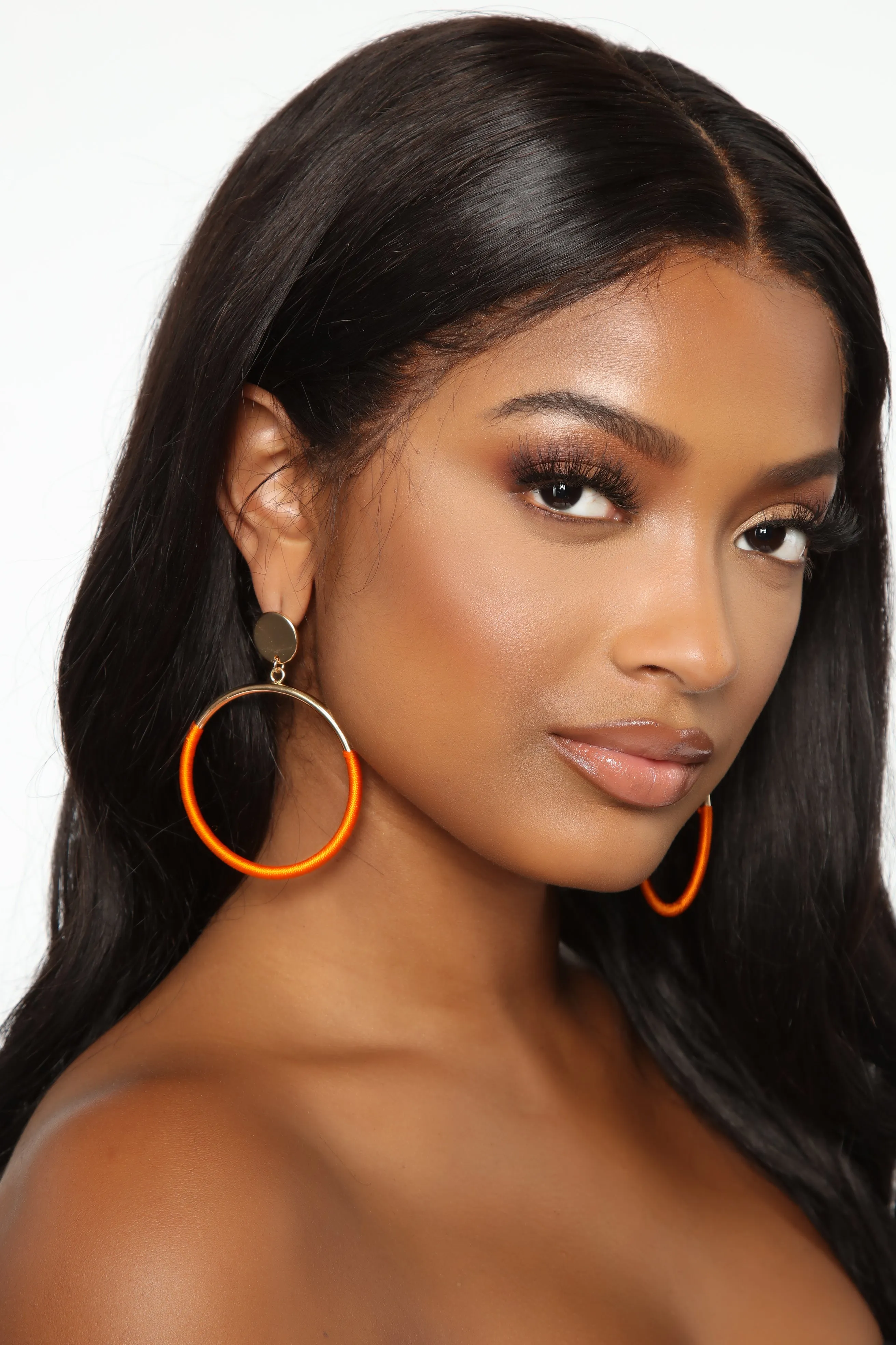 Above Average Earrings - Gold/Orange