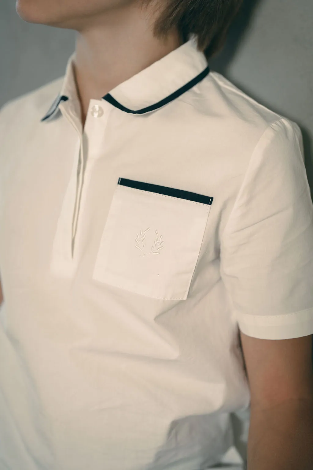 BLUMINT TRIMMED WHITE SHIRT