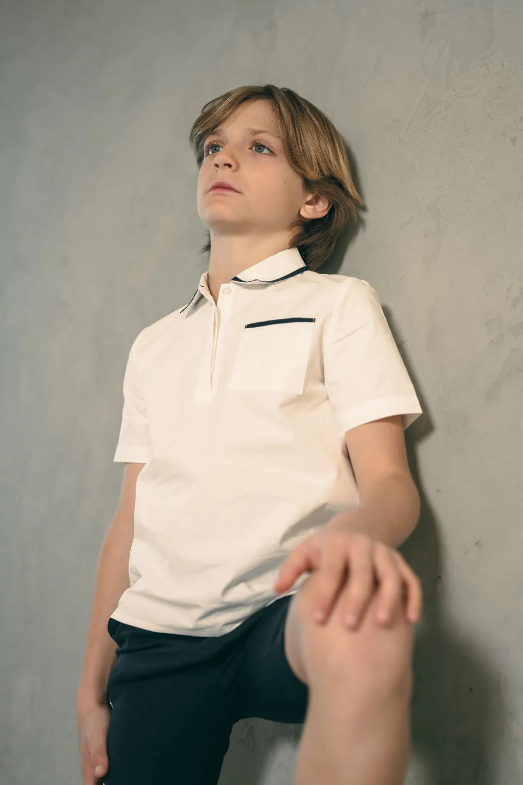 BLUMINT TRIMMED WHITE SHIRT