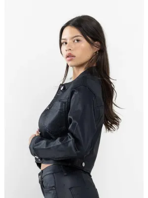coated Black Jacket