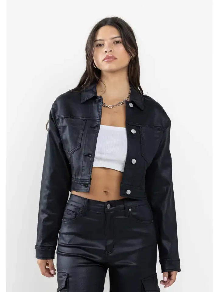 coated Black Jacket