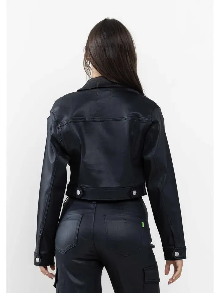 coated Black Jacket