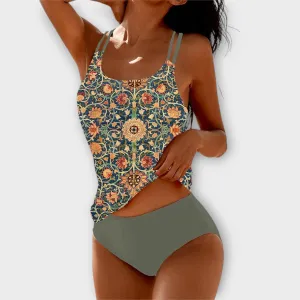 Elara Elegant Patterned Swimsuit