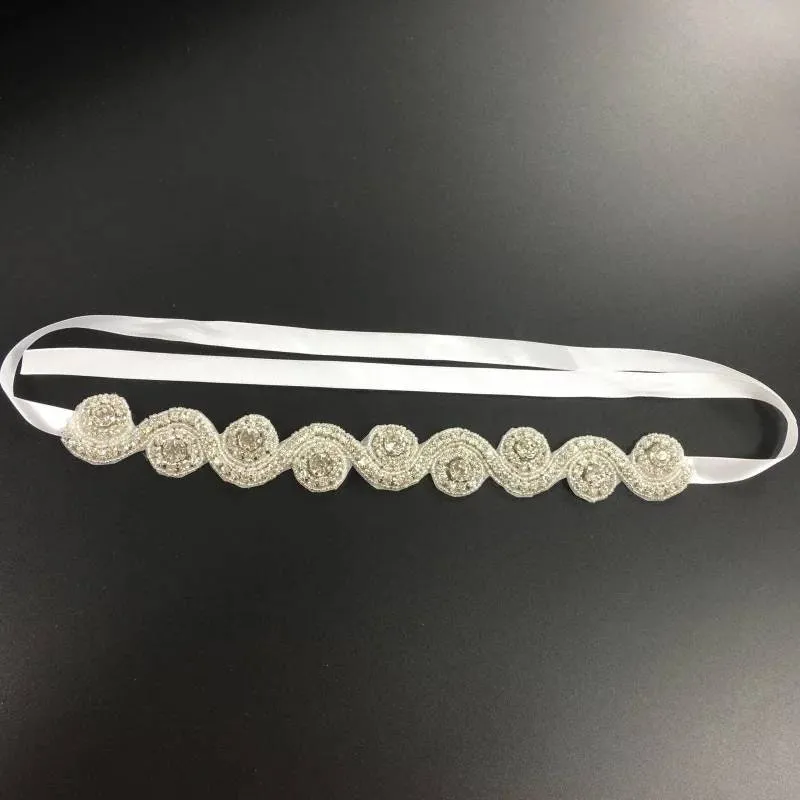 Gatsby Flapper Headband 20's rhinestone pearls art deco headband 1920's Headpiece fascinator, Bridal Headband, Crystal Ribbon Headband