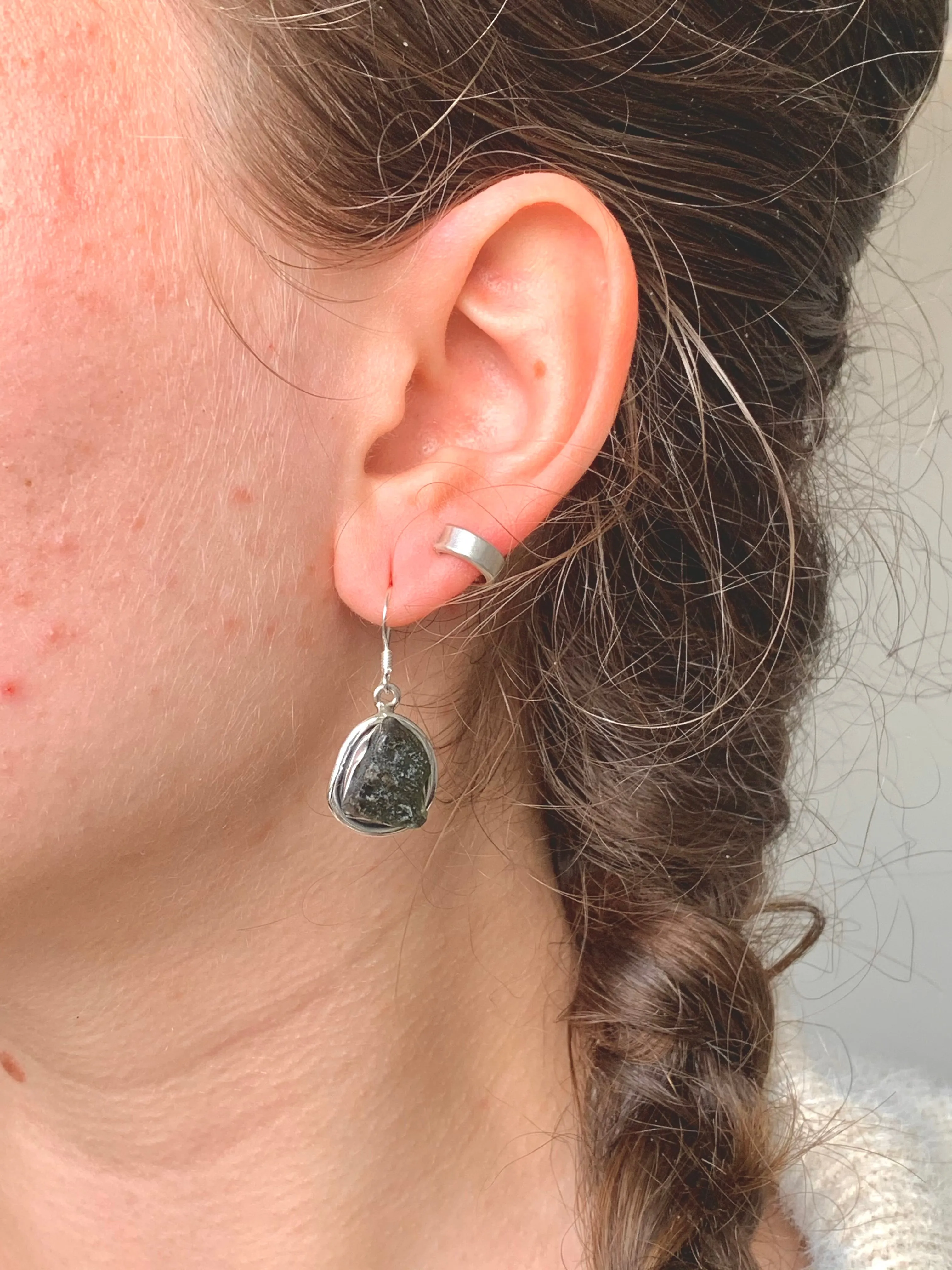 Moldavite Brea Earrings