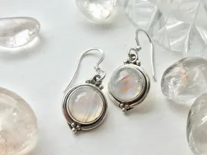 Moonstone Ari Dot Earrings