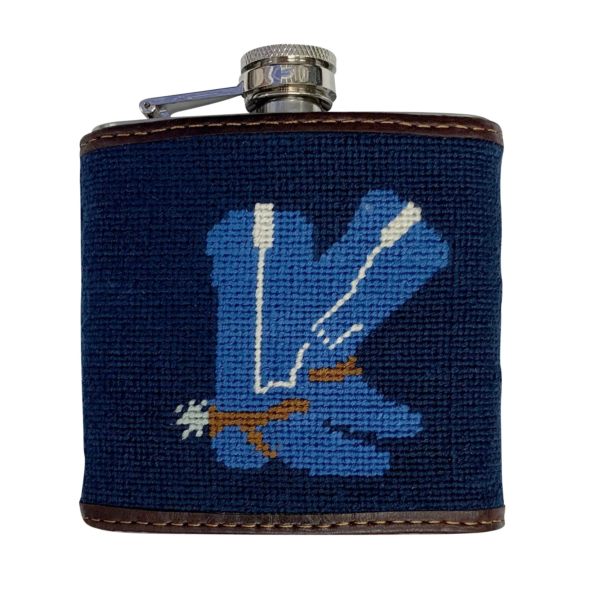 Needlepoint Flask
