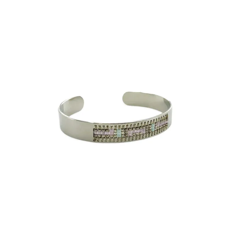 OMG Bella Beaded Cuff Bracelet