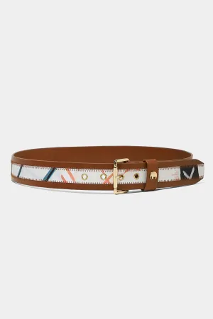 Tan Surocco Trimmed Belt