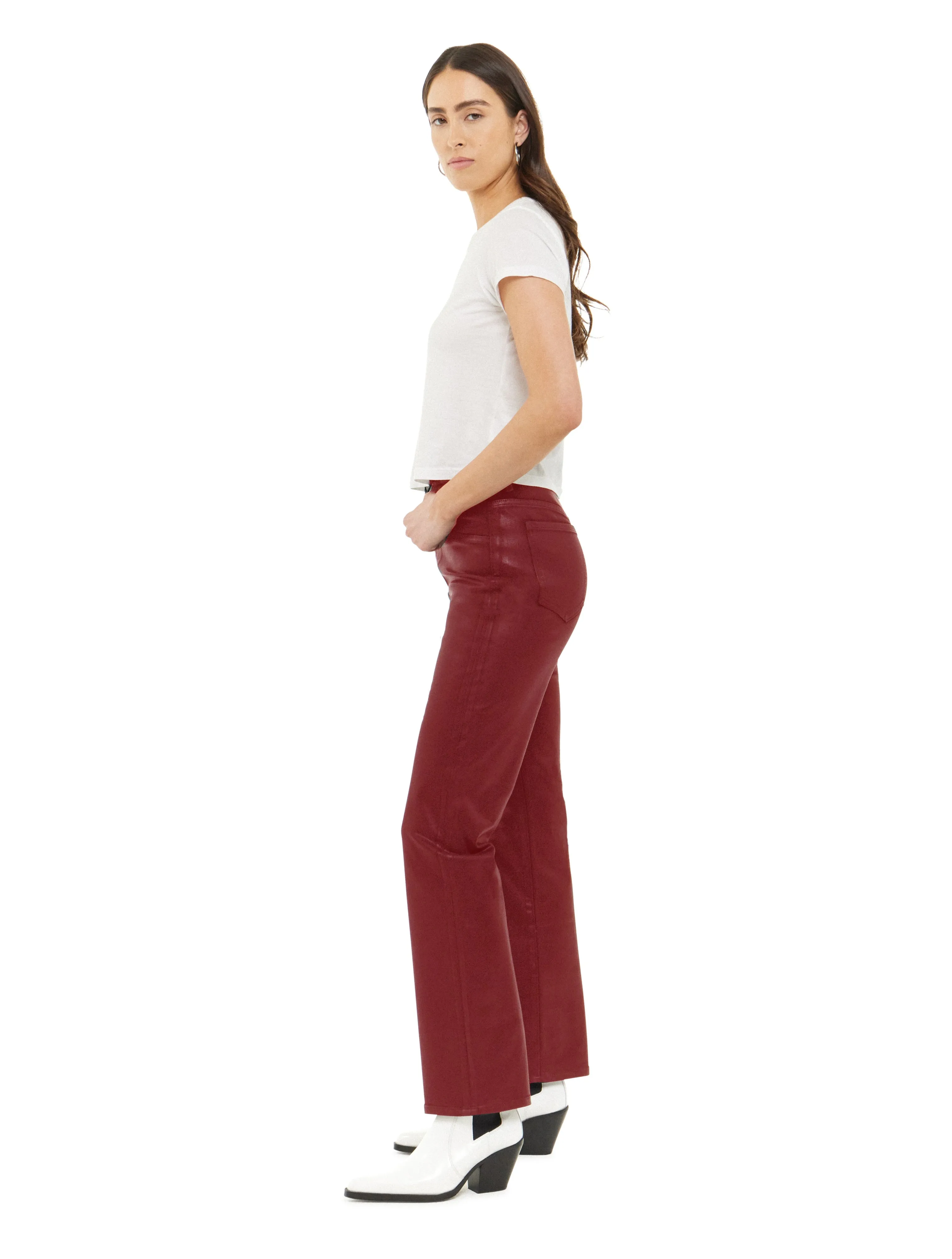 Village Coated Straight Leg