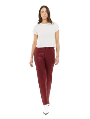 Village Coated Straight Leg