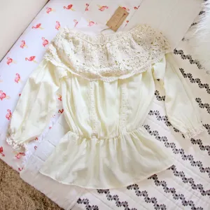 Vintage 70's Lace Top