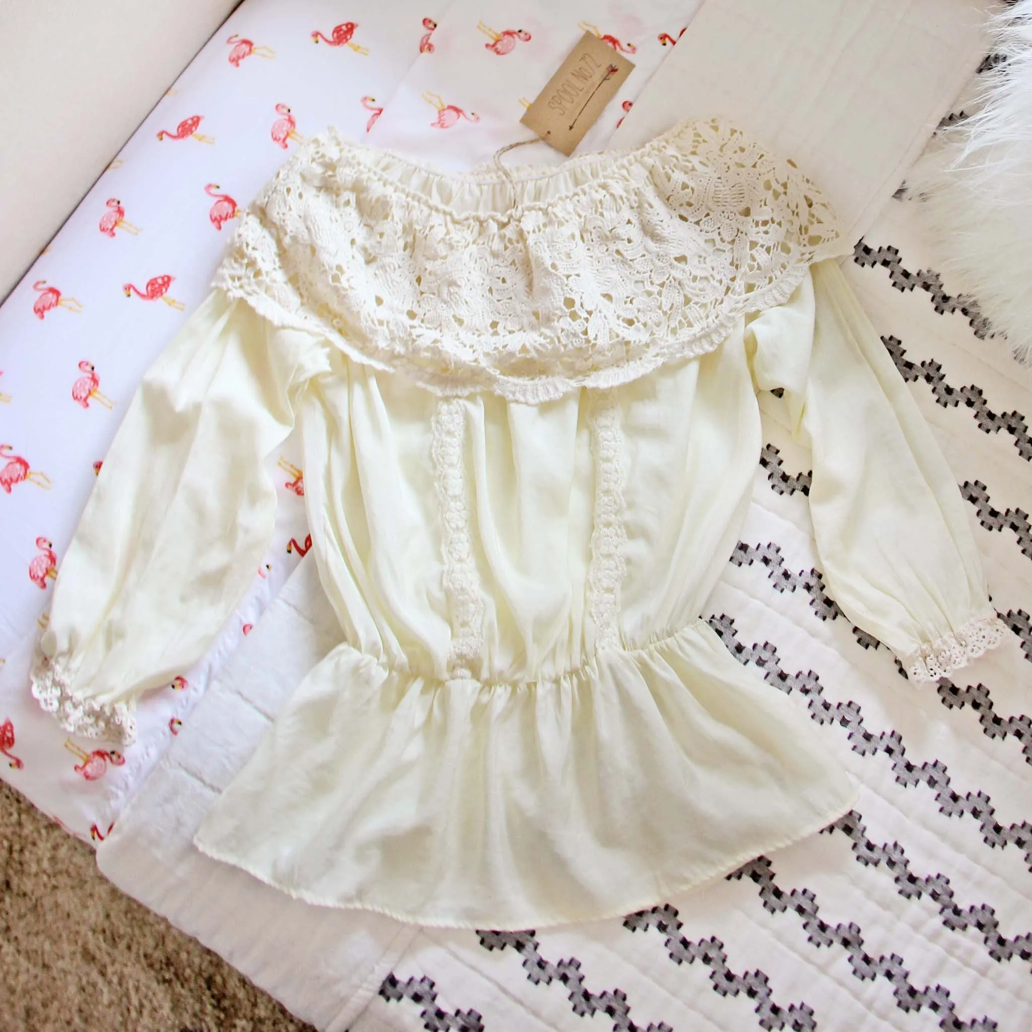 Vintage 70's Lace Top