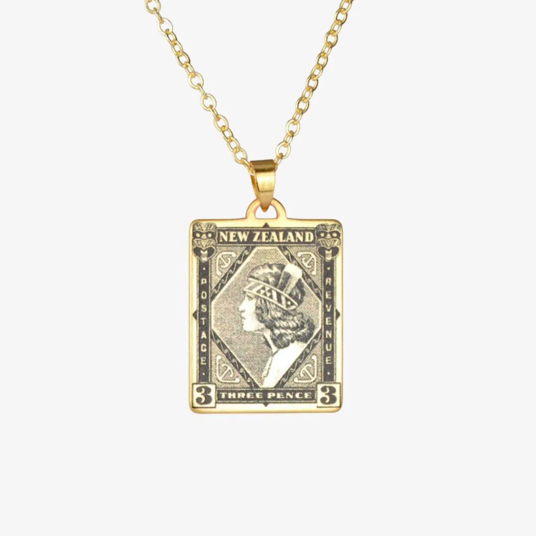 Wahine Stamp Necklace